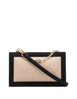 Zabuton leather shoulder bag