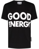 Good Energy slogan-print T-shirt