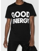 Good Energy slogan-print T-shirt