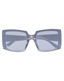 square-frame tinted sunglasses