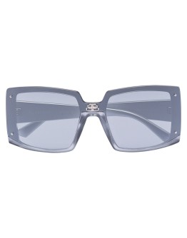 square-frame tinted sunglasses
