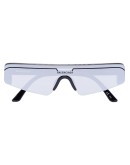 Ski rectangular-frame sunglasses