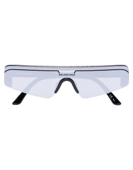 Ski rectangular-frame sunglasses