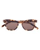 Havana frame tortoiseshell sunglasses