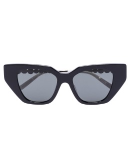 cat-eye crystal-embellished sunglasses