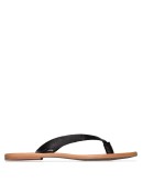 Basik leather flip flops