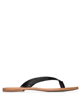 Basik leather flip flops