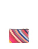 striped pouch