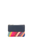 striped pouch