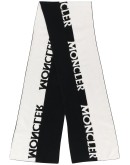 jacquard logo scarf