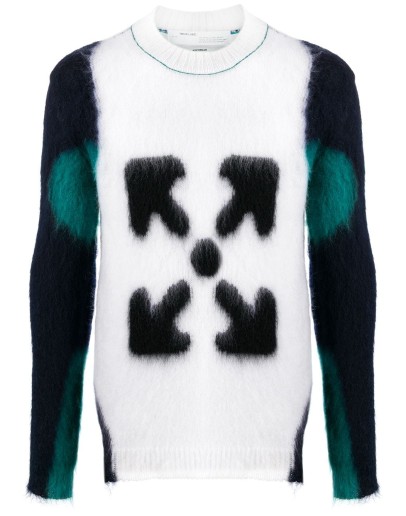 Arrows intarsia jumper
