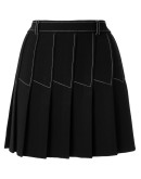 Column Pleat Mini skirt