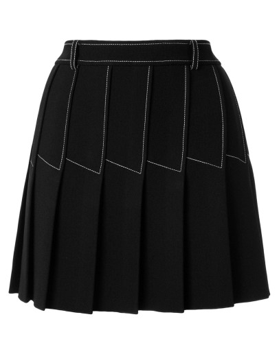 Column Pleat Mini skirt