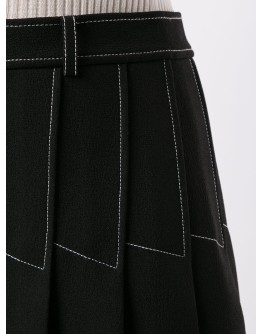 Column Pleat Mini skirt