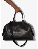 Intarsio woven-look holdall