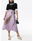 gold fern wrap skirt