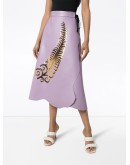 gold fern wrap skirt