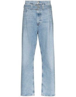 Reworked '90s belted jeans