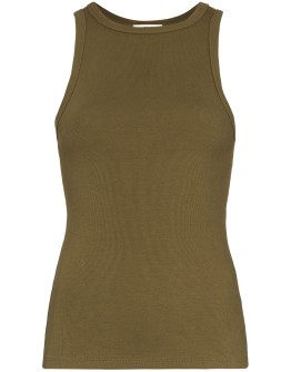 ribbed cotton tank top