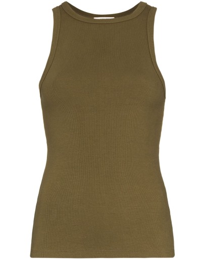 ribbed cotton tank top