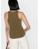 ribbed cotton tank top