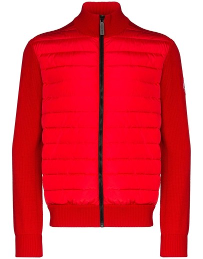 HyBridge padded zip-up jumper