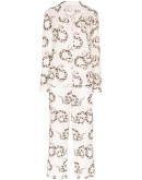 snake print pyjama set