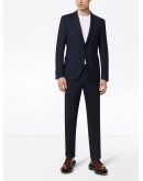 single-breasted two-piece wool suit