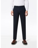 single-breasted two-piece wool suit