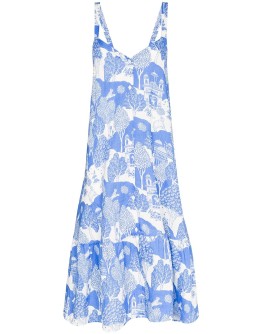 Pahari-print night dress