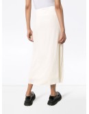 slubbed toile midi skirt 