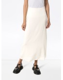slubbed toile midi skirt 