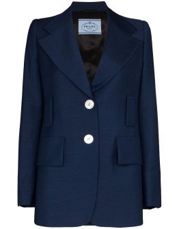 single-breasted blazer jacket