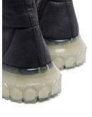 Mega Bozo shearling trim leather boots