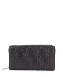 G rhombus zip-around wallet