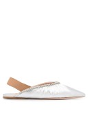 slingback leather ballerina shoes