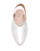 slingback leather ballerina shoes