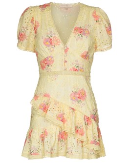 Bea broderie anglaise floral-print dress