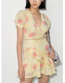 Bea broderie anglaise floral-print dress