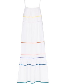 Zoelle stripe-trim maxi dress