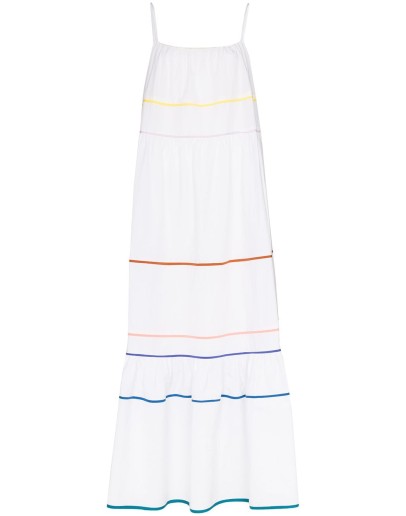 Zoelle stripe-trim maxi dress