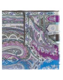 mix print frayed scarf