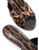 leopard print 65mm mules