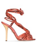 105mm python-effect sandals