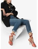 105mm python-effect sandals