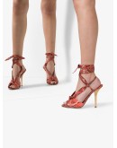 105mm python-effect sandals