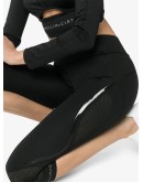 mesh-panelled leggings