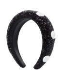 polka-dot beaded headband