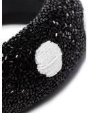 polka-dot beaded headband