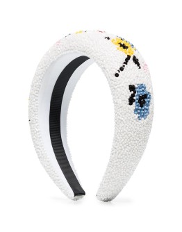 floral beaded headband